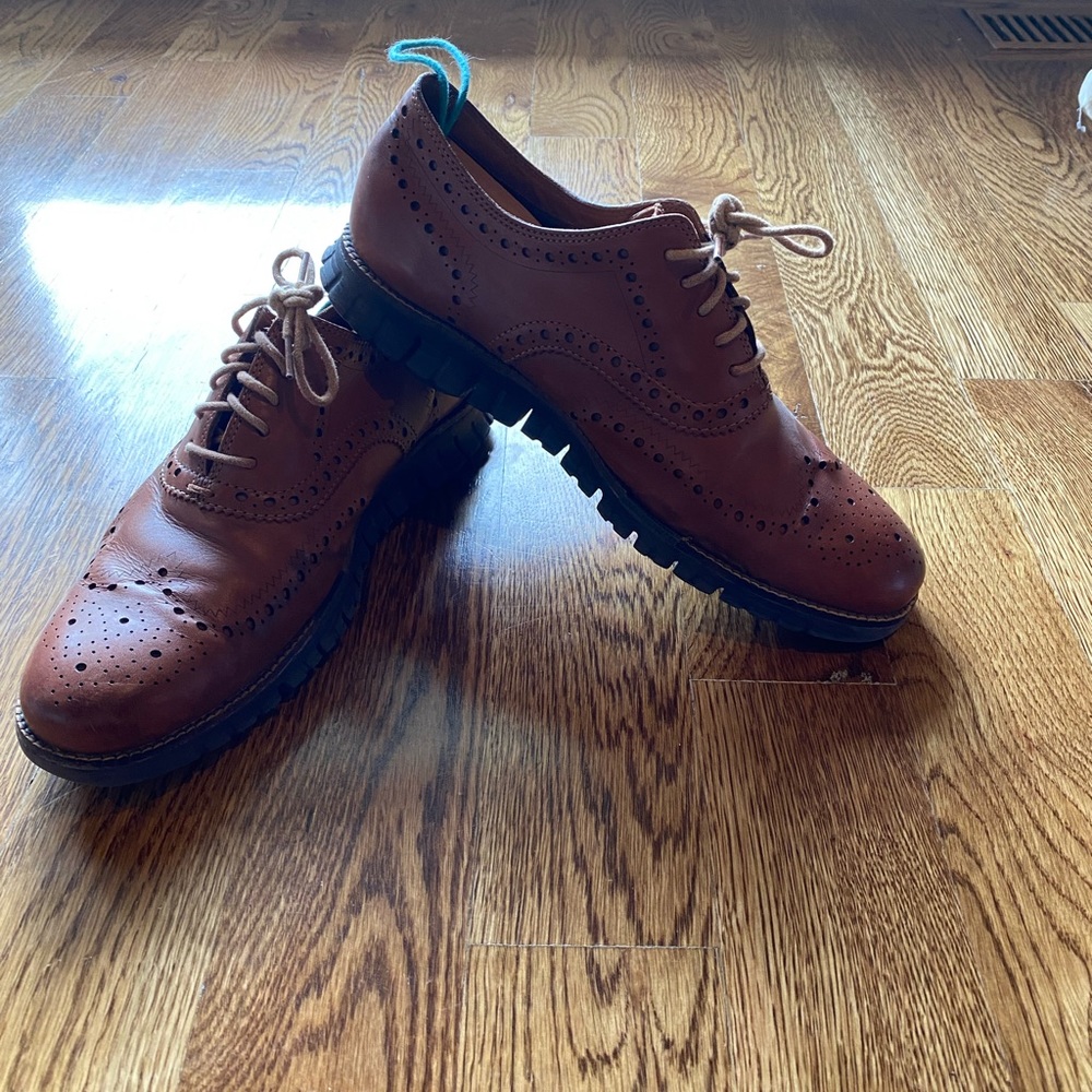 Men Leather Cole Haan Dress Shoes